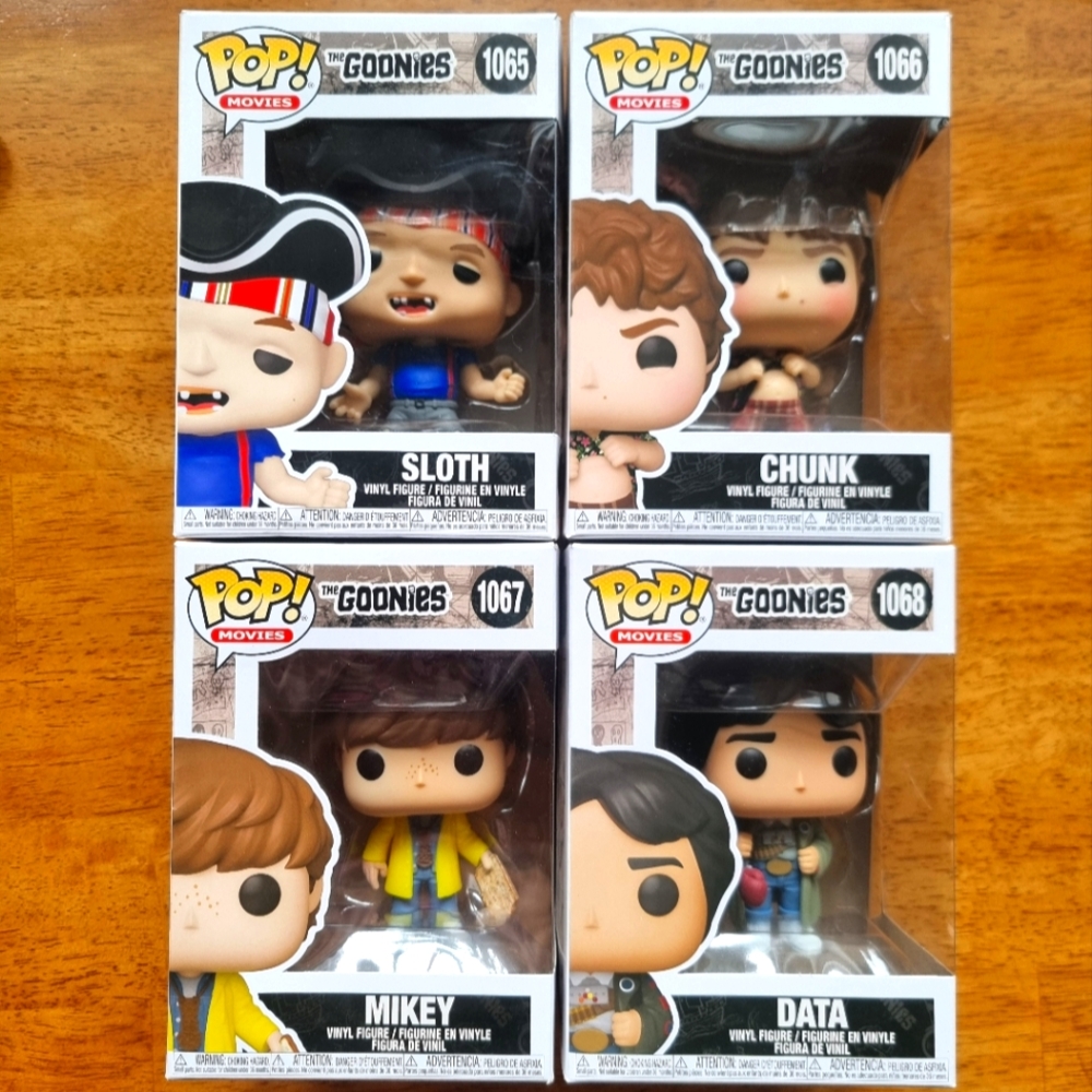Funko Pop! The Goonies Vinyl Figures Complete Set!
